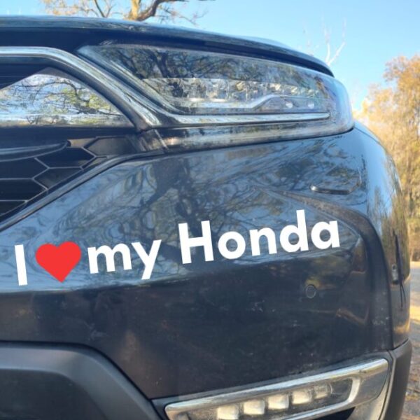 Sticker I love my Honda