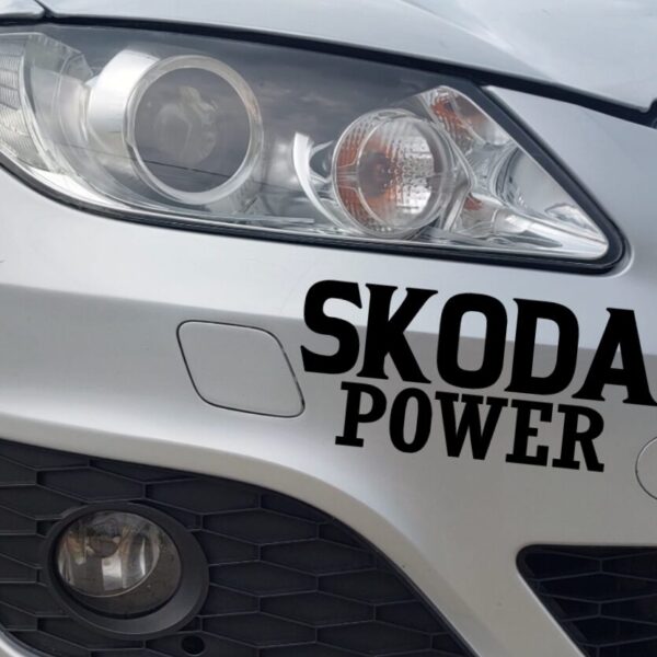 Sticker Skoda – Power