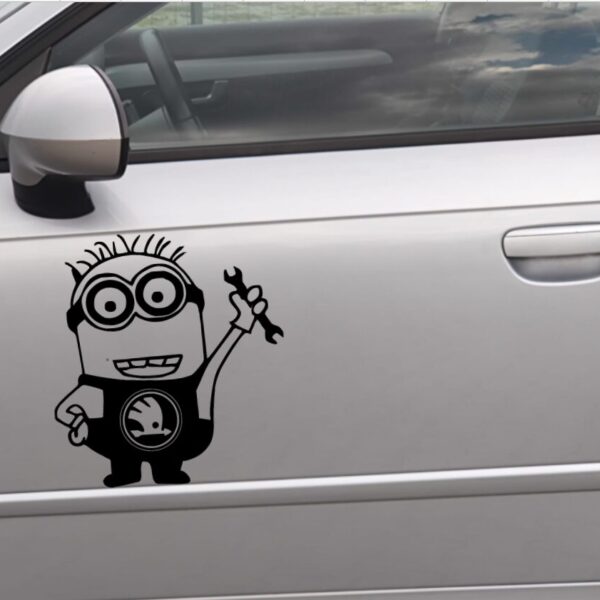 Sticker Skoda – Minion