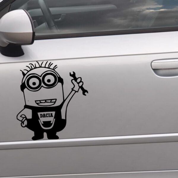 Sticker Dacia – Minion