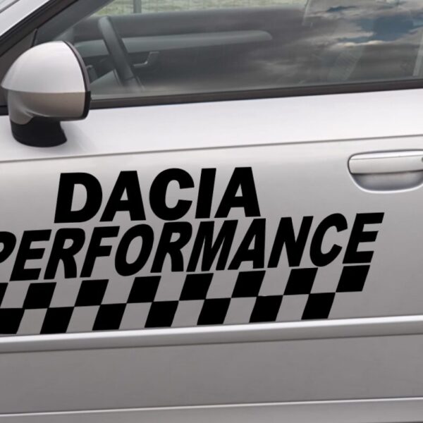 Sticker Dacia – Performance