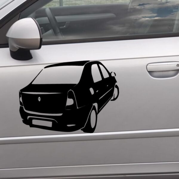 Sticker Dacia – Silueta
