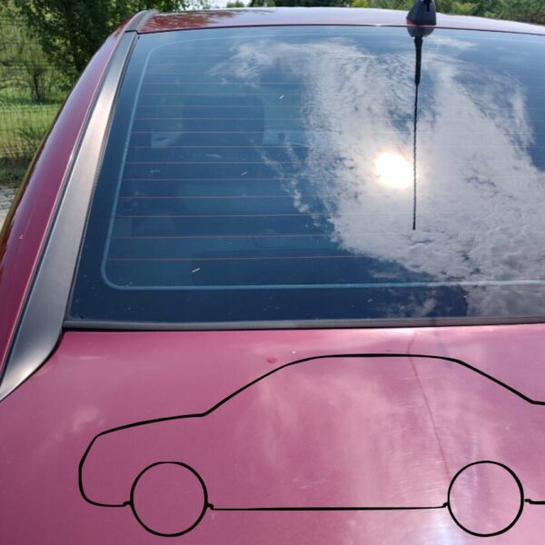 Sticker Dacia – Silueta