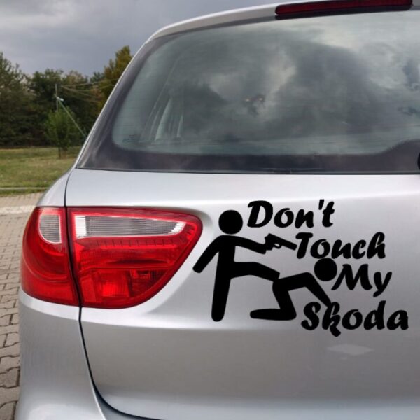 Sticker Nu imi atinge Skoda