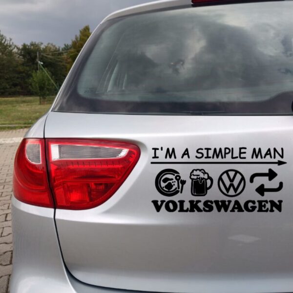Sticker Volkswagen – Simple man