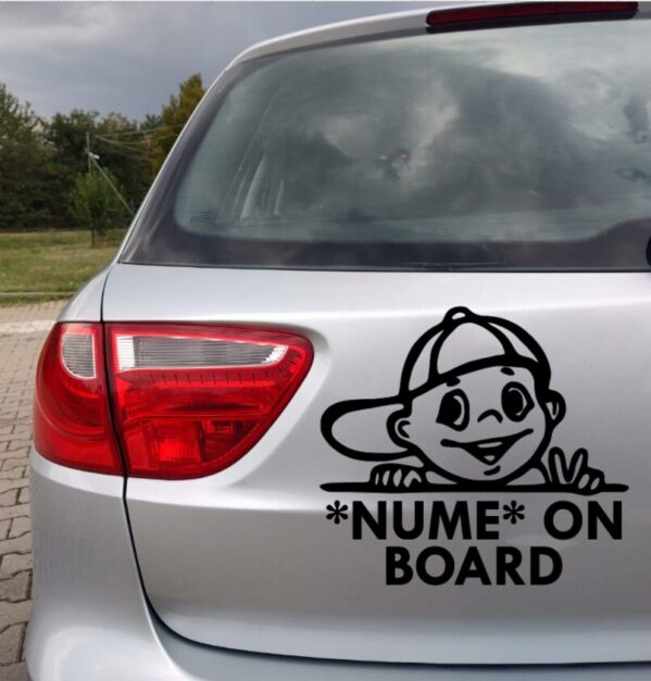 Sticker *NUME* ON BOARD
