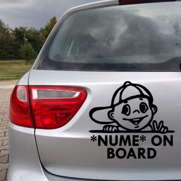 Sticker *NUME* ON BOARD