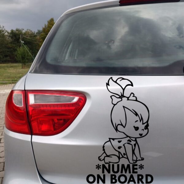 Sticker *NUME* ON BOARD