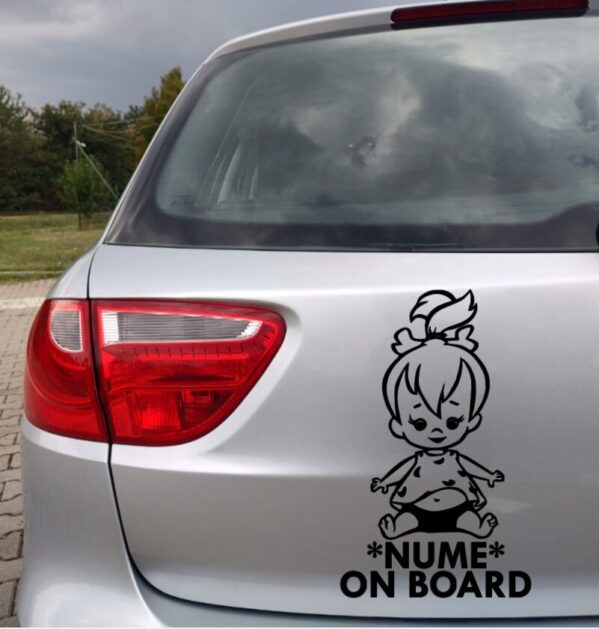 Sticker *NUME* ON BOARD