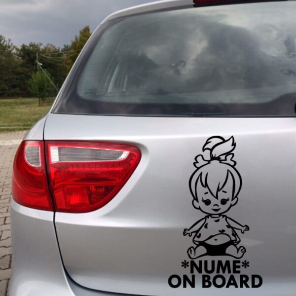 Sticker *NUME* ON BOARD