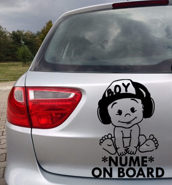 Sticker *NUME* ON BOARD
