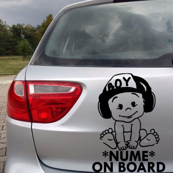 Sticker *NUME* ON BOARD