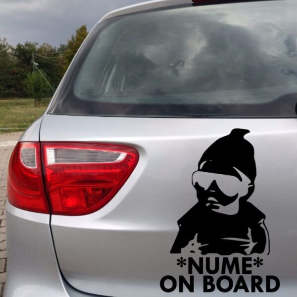 Sticker *NUME* ON BOARD