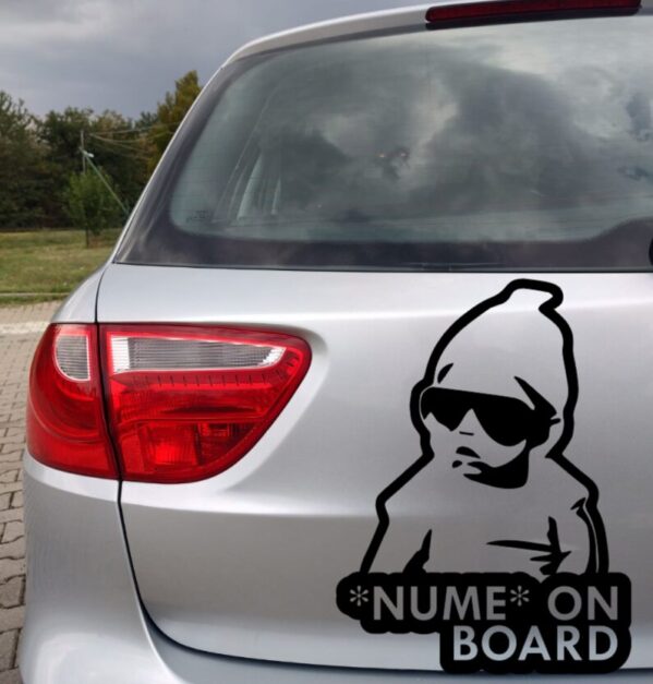 Sticker *NUME* ON BOARD
