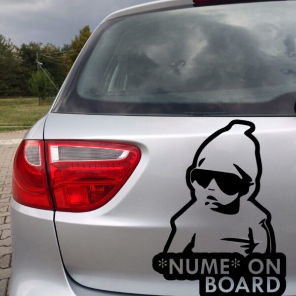 Sticker *NUME* ON BOARD