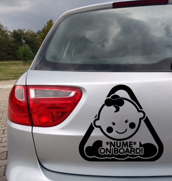 Sticker *NUME* ON BOARD