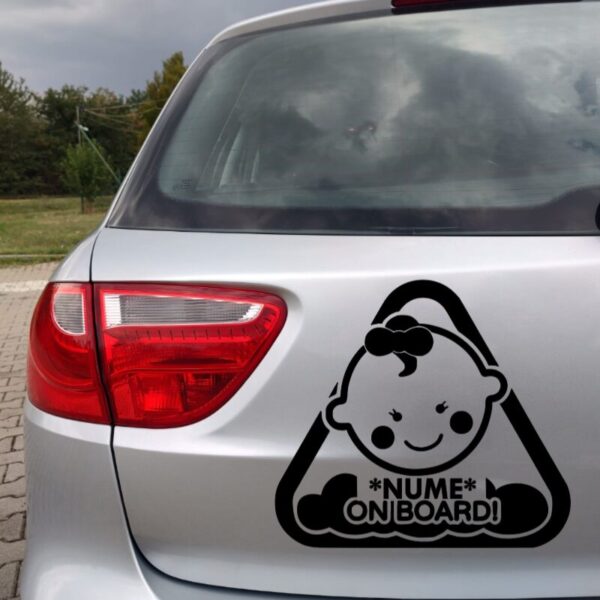 Sticker *NUME* ON BOARD